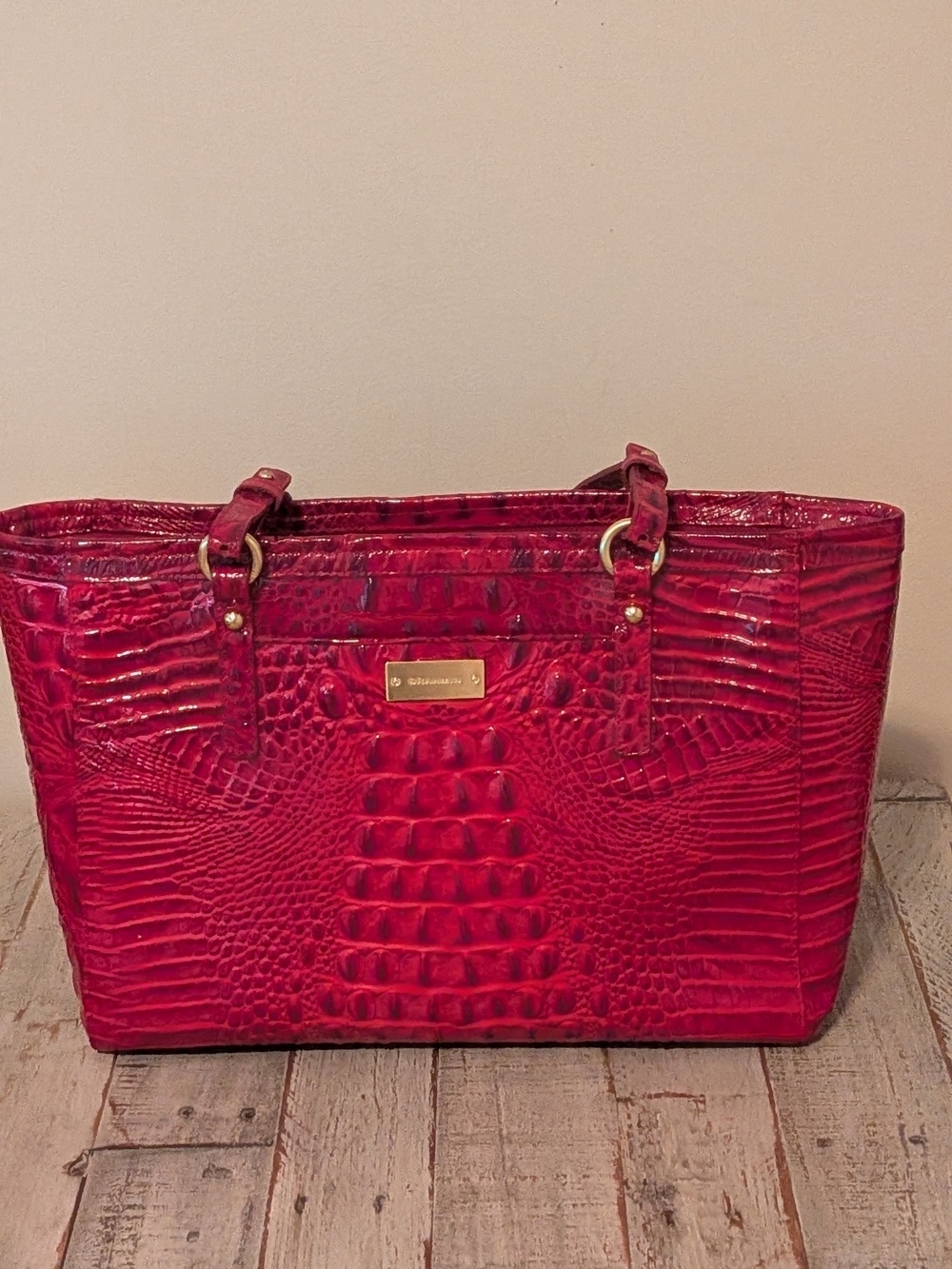 Brahmin Red Medium Asher Melbourne
